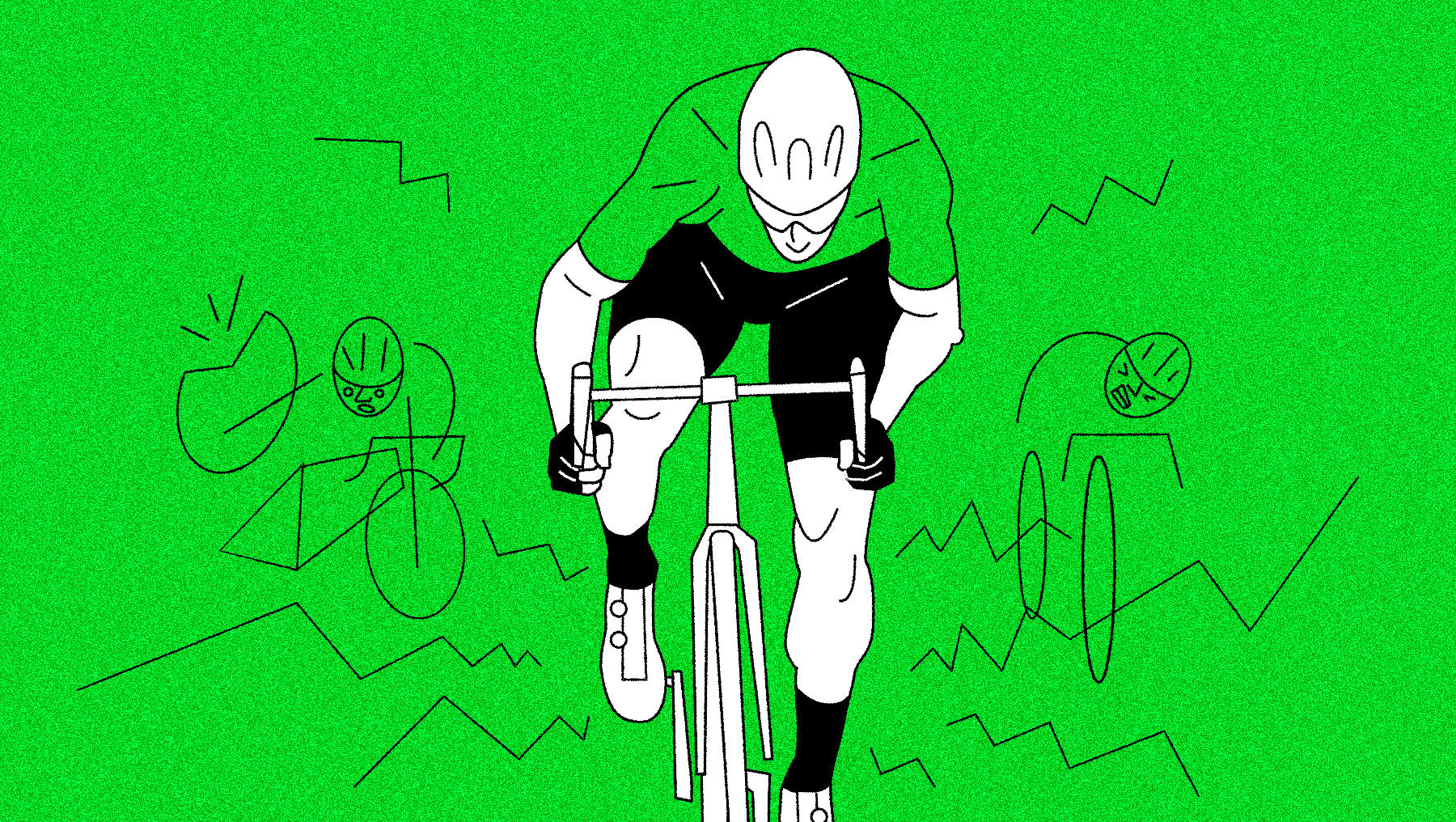 Tour de France sprinter's green jersey