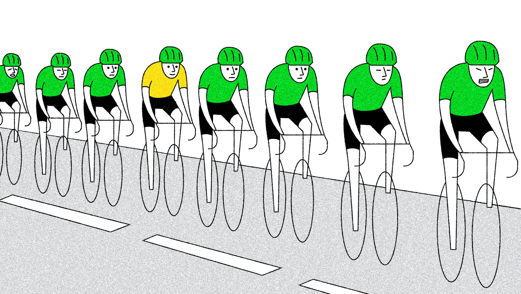 Teamwork in the Tour de France