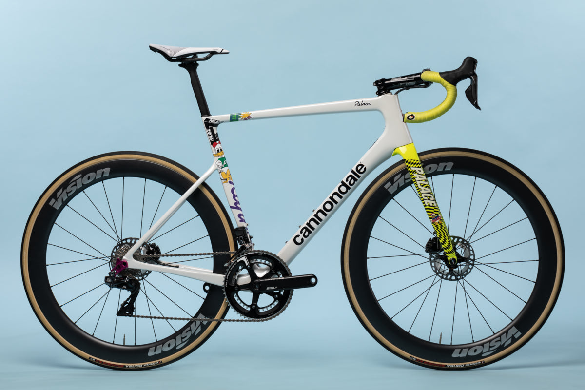 EF x Palace Cannondale SuperSic Evo tanwall tires