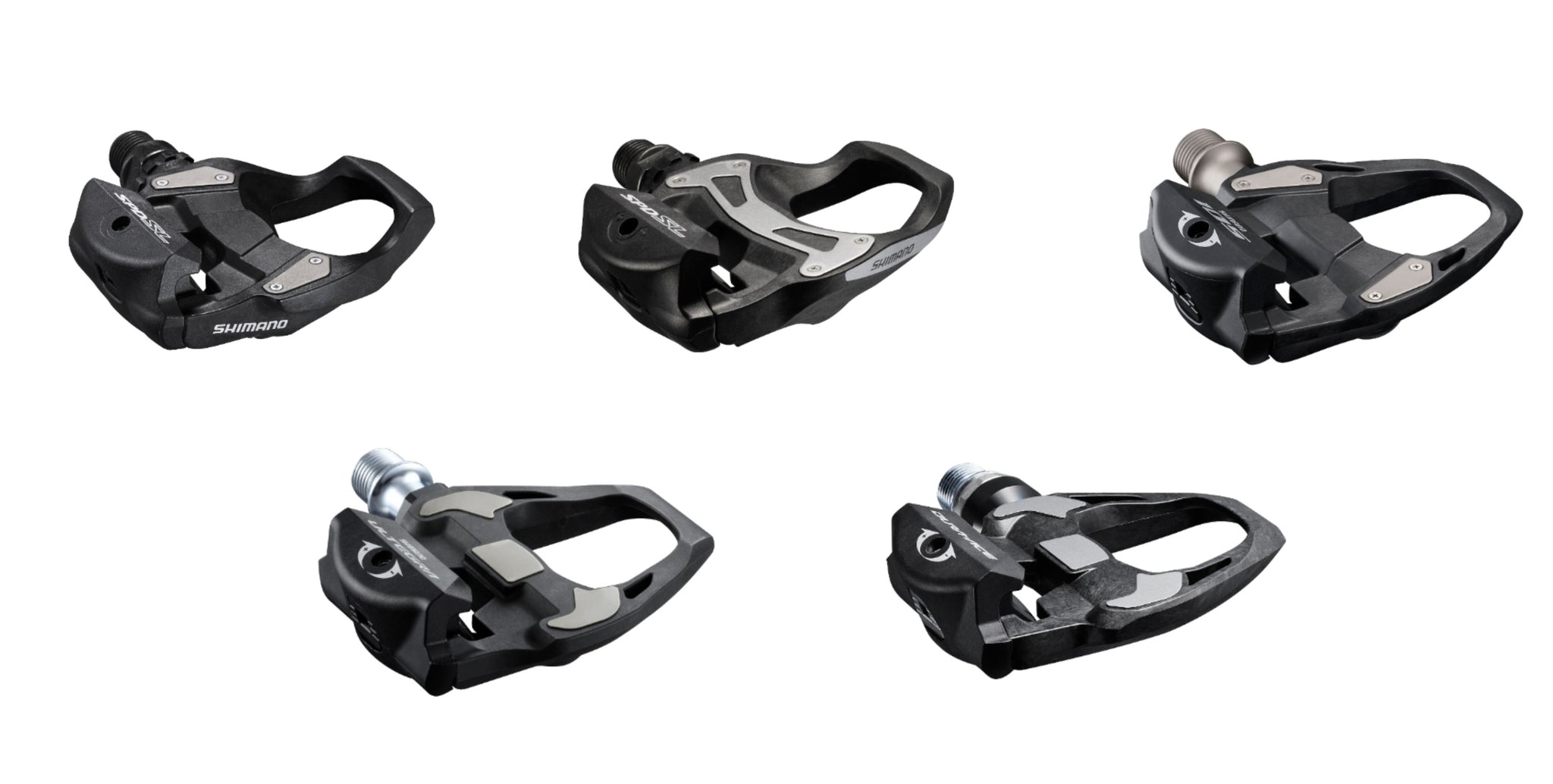 Shimano SPD-SL clipless road bike pedals